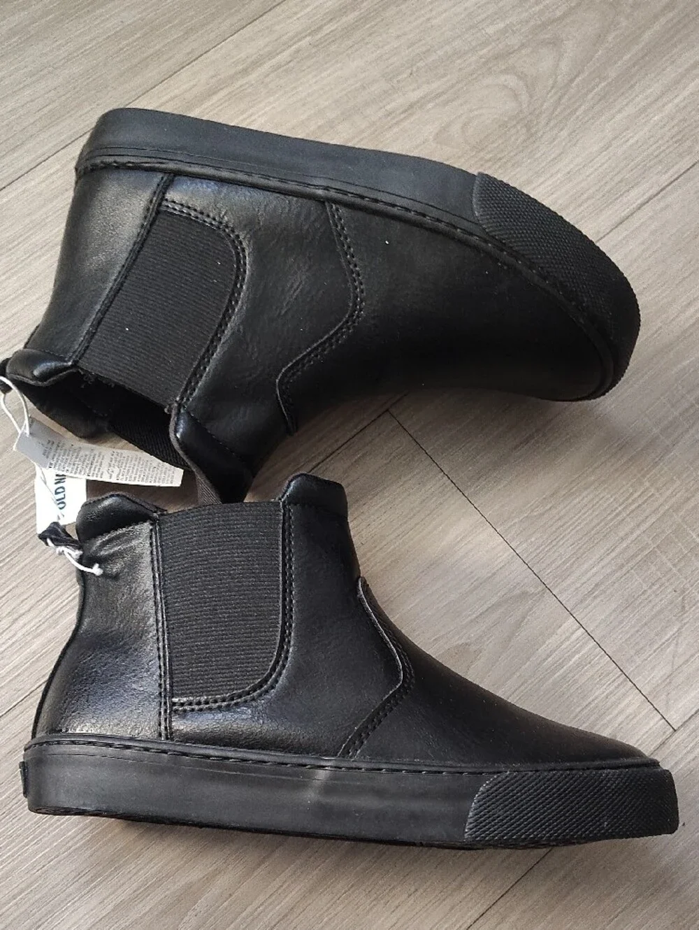Old Navy Black Kids' Slip-On High-Top Sneakers